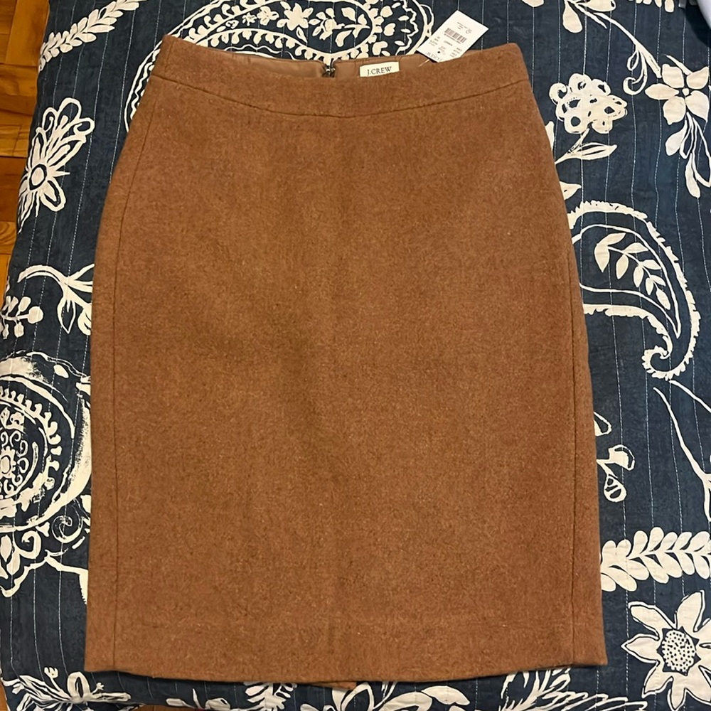 NWT Brown J. Crew skirt